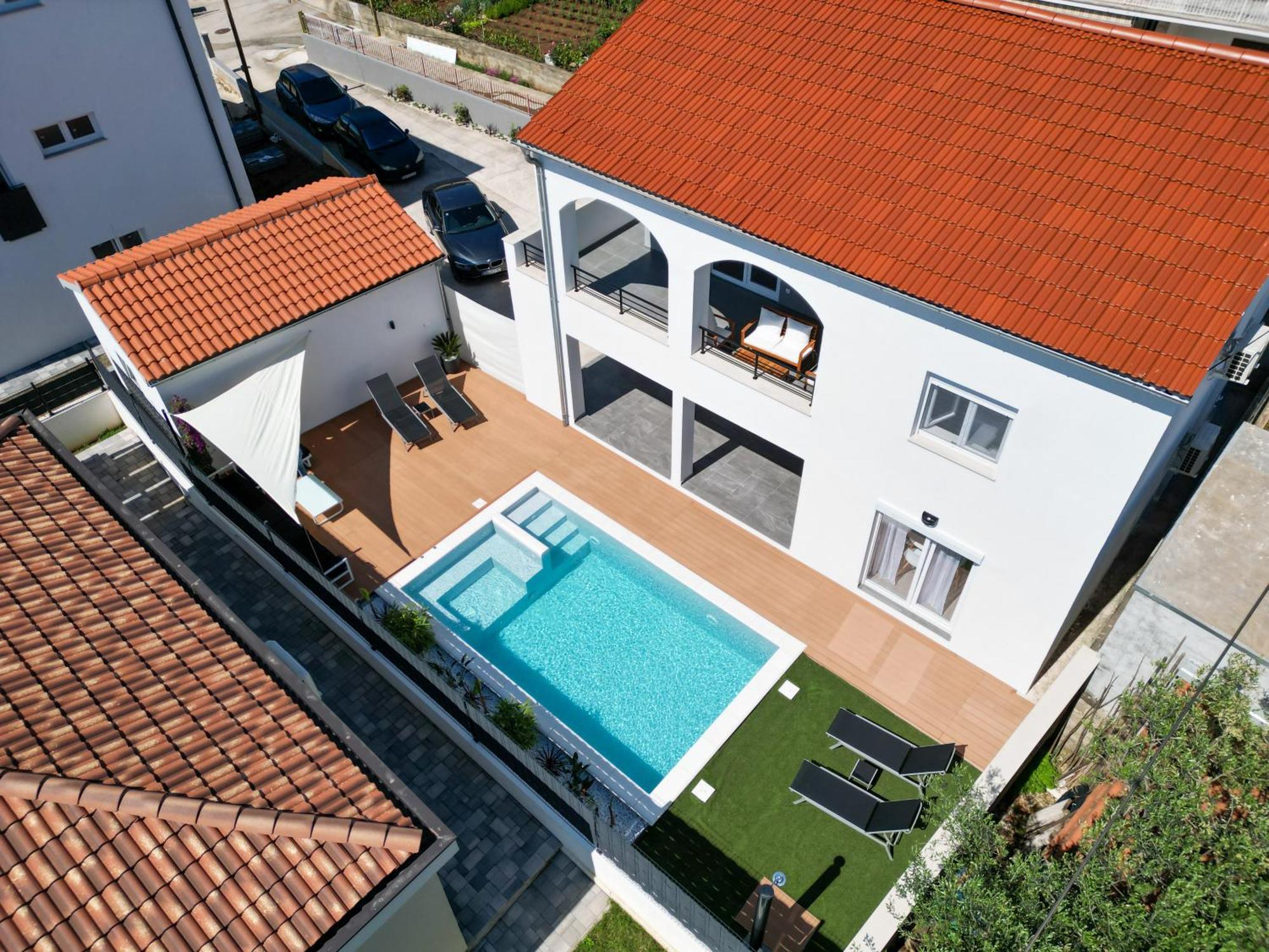 Bernie Apartments With A Pool Zadar Exteriér fotografie
